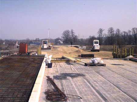 Brückenbau Richtung Polen